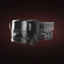 truck-3.jpg Fichier STL Camion à benne MAN・Objet imprimable en 3D à télécharger, vadim00193
