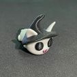 WhatsApp-Image-2023-10-08-at-20.20.01.jpeg Cute Spooky Cat with Witch hat  3mf for bambu, and single color