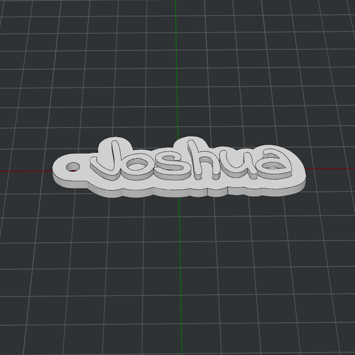 Keychain Joshua 3D model