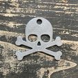 3.JPG Skull keychain