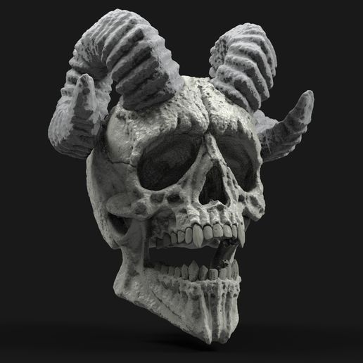 Demon Skull 3D model
