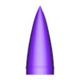 Nose_Cone_v4.stl Model Rocket Nose Cone for 66mm cardboard tube