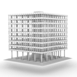 5.png 3D brutalist style building