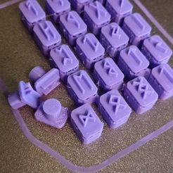 351505487_833024828448665_7126583080368103062_n.jpg Файл 3MF Руна・Идея 3D-печати для скачивания