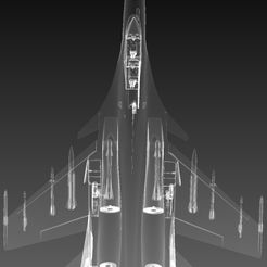 20230513_213513.jpg OBJ file Sukhoi Su-33 "Flanker".・3D printable design to download