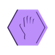 hexagon_glove.stl Glove Hexagon – 3D Printable Game Token