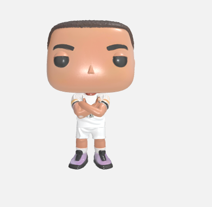 Kylian Mbappé Funko 3D model