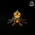 IMG_23751.jpg Pumptopus - Jack O'Lantern - Articulated - Print in Place - No Supports - Pumpkin