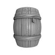 image2.jpg Wood Wine Drum 3D Print – Decorative Showpiece Model