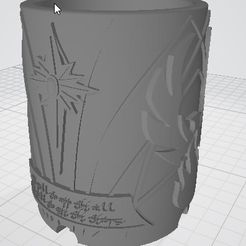 Preview_01.jpg Download OBJ file High Elf Dice Cup • 3D printer object, kazjatar