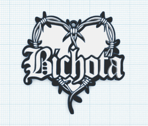 BICHOTA - KEYCHAIN 3D model