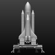 1.10.jpg Space Shuttle file STL for all 3D printer, two versions on platform and in the take-off phase lamp  scale 1/120 FDM 1/240 DLP-SLA-SLS