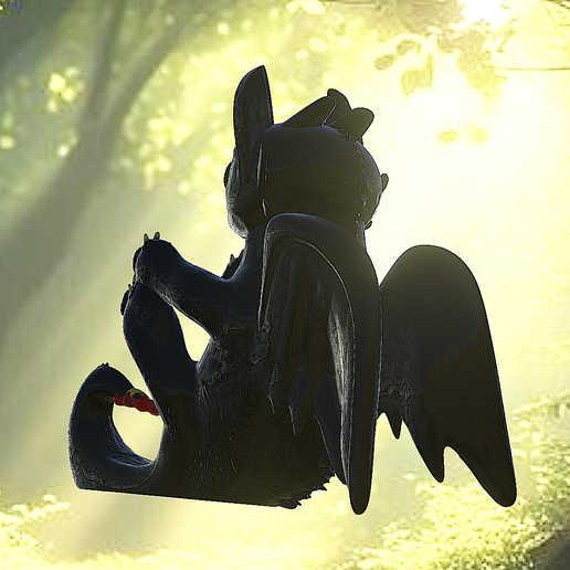 desdentado-9.png Toothless Dragon Phone Holder