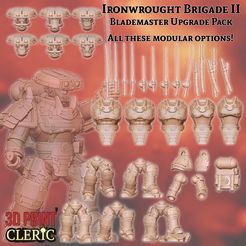 Ip ee ee IRONWROUGHT BRIGADE II Ironwrought Brigade II - Blademaster Pack