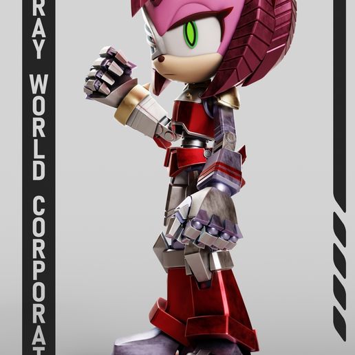 🌹 Rusty Rose | Sonic The Hedgehog.・ 3D File for 3D printing・Cults