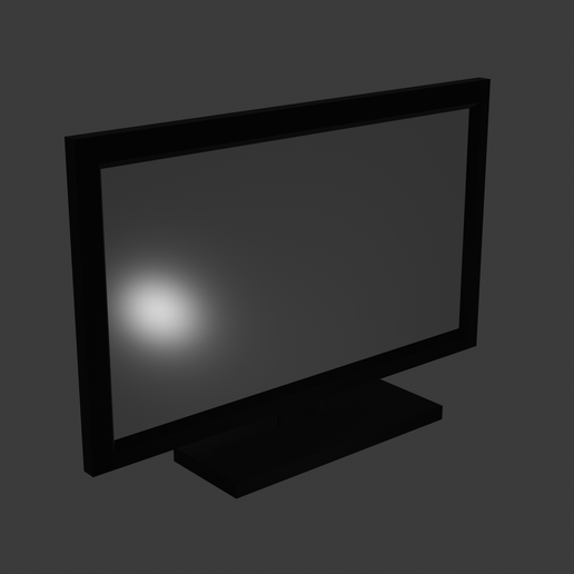 📺 Flat Screen TV・ STL File for 3D printing・Cults