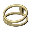 Tri-cluster-open-wide-band-size6to10-10.jpg Triangular diamond cluster open ring US sizes 6to10 3D print model