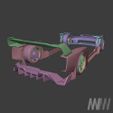 0021.jpg 3D file WIDEBODY KIT FOR SKYLINE R34 TAMIYA 1/24 MODELKIT・Template to download and 3D print