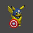 ZBrush-Document2.jpg FREE Pokemon pikachu cosplay captain america