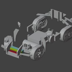 STL file PRC 3 1:24 rwd drift car mini z 🚗・3D printing template to  download・Cults