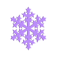 snowflake2.STL STL-Datei Christmas ornaments - pack 2・3D-Drucker-Vorlage zum herunterladen, Bajmb