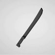 Machete1.JPG Melee Weapon Core Collection - 1:12 Action FIgure Weapons Pack - Free