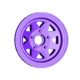 GH13192212T_-_Face.stl 1.9 Beadlock Wheel 13 "Wagon Wheel" Trailer Version