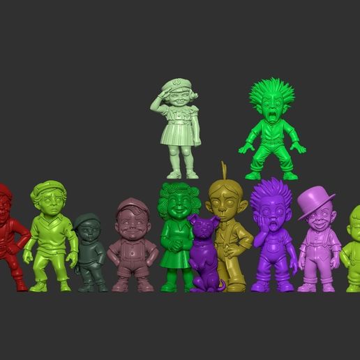 🎬 Our Gang /The Little Rascals・ STL File for 3D printing・Cults