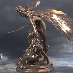 guardian-h.3021.png OBJ file Perseus Statue Action Wings・Model to download and 3D print, aramar