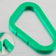 IMGP1974-Edit.jpg Free STL file Asymmetric Carabiner・3D printing idea to download