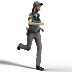 guardiacivilwoman2.png STL file GUARDIA CIVIL WOMAN POLICE 2・Model to download and 3D print