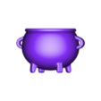 cauldron_no_stars.stl Fidget Cauldron Schlüsselanhänger - Halloween