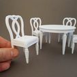 20230721_135545.jpg Dining Table And Chairs - Miniature Furniture 1/12 Scale
