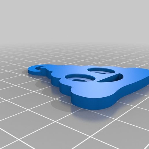 Emoji Poop keychain 3D model