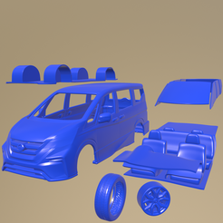 d25_005.png Nissan Serena Nismo 2016 VOITURE IMPRIMABLE EN PIÈCES SÉPARÉES