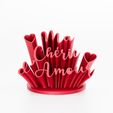 Ma-chérie-d'amour-3.jpg Ma Chérie d'Amour" decorative sculpture for Valentine's Day in 3D