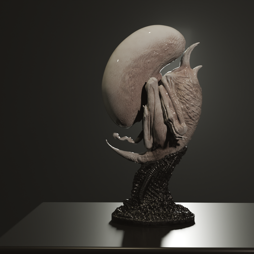Xenomorph embryo - 3D model önizlemesi