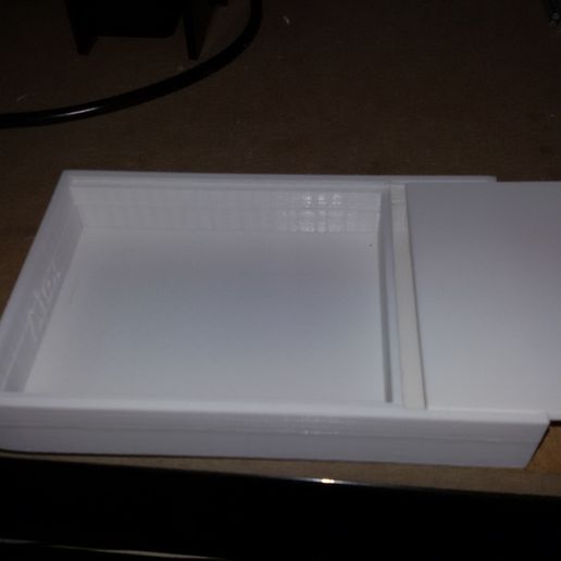 Box for WD Elements portable HDD with sliding lid 3D model