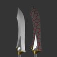 Kanshou-and-Bakuya-Back-Render.jpg Fate Stay Night Unlimited Blade Works - Archer Swords Kanshou and Bakuya