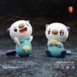 OSHAWOTT-COLOR-1-copy.jpg STL-Datei Oshawott Gen 5 vorgestützte Figur・3D-druckbare Vorlage zum herunterladen