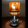 unicorn lamp lit.JPG Unicorn Table Lamp