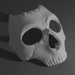 untitled1.png Ghost mask - skull call of duty 3D print model
