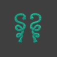 78934.jpg Turquoise Earrings Inspired, Nefera De Nile