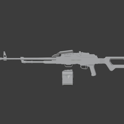 b1.png Archivo 3D Ametralladora rusa PKM de 7,62 mm・Modelo para descargar y imprimir en 3D