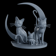 CatsF1.png Sailor Moon Cats Artemis , Luna and Diana