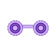auto-cross-roues.stl AUTO CROSS & Keyrings