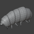 spitterPoly.png Factorio Small Spitter (small) 3D Model Rigged