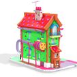 1.jpg MAISON 5 HOUSE HOME CHILD CHILDREN'S PRESCHOOL TOY 3D MODEL KIDS TOWN KID Cartoon Building 5