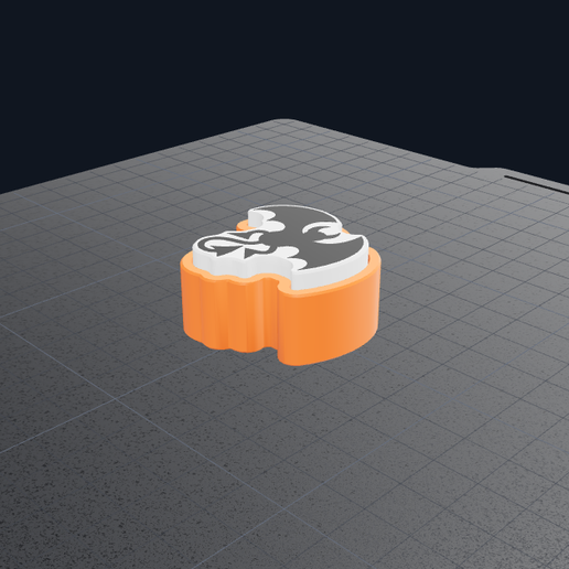 Halloween Fidget Clicker -  imp  (Includes SVG File + Editable Bambu Studio Color Project)