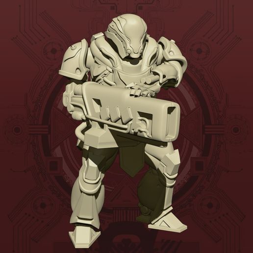 🫡 (Centauri) Infernal Soldier - Full Collection・ STL File for ・Cults